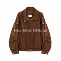 Autumn New Brown Oversized Suede Jacket Women Chic Brand Fashion Design Loose Shaggy Jackets Coat Motorcycle Outerwears