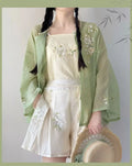 Olive Girl Green Hanfu Dress 2026 S-L XS-3XL Plus Size Hanfu Chinese Dress Traditional Chinese Clothing Chinese Heritage Fashion Women