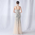 Sexy Elegant Long Wedding Party Dresses for Women 2025 Luxury Mesh Bridesmaid Evening Dresses Woman Sequin Summer Dress