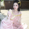Olive Girl Yellow Hanfu Dress 2026 S-XL XS-3XL Plus Size Hanfu Chinese Dress Traditional Chinese Clothing Chinese Heritage Fashion Women