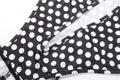 Polka Dot Sexy 2 Piece Set Women Side Split Sleeveless Bandage Bodysuit+Shorts Matching Hipster Party Clubwear Suits