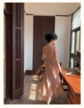 Chinese Style Dress Qipao Traditional Clothing Retro Young Improved Short Sleeve Cheongsam Dress Slim for Women Clothes Wedding