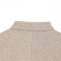 Women Double-Breasted Stand Collar Cropped Jacket Long-Sleeved Solid Zipper Metal Button Fashion Street Coat Autumn Winter