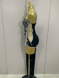 Sexy Strapless Shinning Rhinestones Bodycon Bandage Long Dress Women Fashion Celebrate Evening Party Vestido