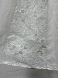Beach Holiday Skirt Suit for Women Folds Tube Top High Waist Spliced Lace Long Skirt White Two Piece Set Female New
