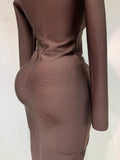 Women Sexy Luxury Sparkly Beading Bandage Dress 2025 Long Sleeve Bodycon Celebrity Party Elegant Evening Club Pary Dresses