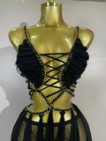Sexy Black White Halter Sequined Hollow Out Transparency Long Maxi Dress Vacation Beach Style Celebrate Birthday Party Outfit
