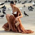 Sexy Patchwork Pleated Women's Long Dress Slim Backless Sleeveless Split Empire Female Dresses 2026 Summer Beach Party Lady Robe