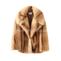 Luxury Fashion Women Yellow Striped Faux Fur Jacket Coat Chic Girls 2025 Winter Oversized Warm Outerwear Overcoat