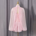Women's Spring Summer Stand Collar Capelet Fitted Mini Dress Elegant Formal Party Wear 2026 Trendy Feminine Fashion Dress