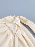 Elegant Satin Midi Women Skirts Tassel Asymmetrical Luxury Loose Long Skirt for Club Evening Party Summer Fashion