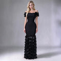 Luxury Flower Lace-Edged 3D Decoration Sleeveless Bodycon Maxi Dress Sleeveless High Waist Birthday Evening Party Cocktail Gowns