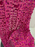 Luxury Sparkly Crystal Diamond Mesh See Through Maxi Long Dress Women Elegant Party Costume Singer Sexy Stage Performance Outfit