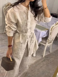 Collection Of Versatile Linen Midi Sets Square Neck Relaxed Fit Casual Day Wear Fashion Daily Linen Pants Women Summer 2026