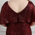 Plus Size Dress for Women Glitter Sequin Dresses Sexy Party Birthday Elegant Celebrity Floor Length Maxi Evening Dress