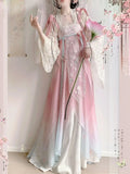 Olive Girl Red Embroidered Hanfu Dress for Ren Faire 2026 Garden Wedding Fairycore Photoshoot Everyday Wear S-L XS-3XL Plus Size Chinese Heritage Fashion Women
