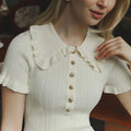 High Waist Ruffled Mini Dresses For Women Summer Short Sleeve Knitted Slim Fit Dress Women's Vintage Dress Woman Elegant