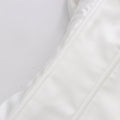 Solid Spliced Folds Corset Dress For Women Spaghetti Strap Sleeveless Temperament Top Female Fashion Style Clothes New