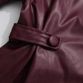 Solid Two Piece Set for Women Lapel Long Sleeve Coat Hihg Waist Temperament Skirts Female Fashion New