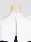 Hit Color Spliced Shawl Elegant Long Dress Women Square Collar Sleeveless High Waist Evening Dresses Female New Autumn 2024