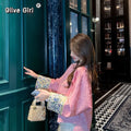 Olive Girl Pink Romantic Jacquard Set for Ren Faire 2026 Garden Wedding Fairycore Photoshoot Everyday Wear Jacquard S-XXL XS-3XL Plus Size Romantic Garden Party Editorial Not Costume Jacquard Set Chinese Set Chinese Heritage Fashion Women