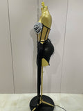 Sexy Sparkly Diamonds Two Pieces Top Skirt Set Women Celebrity Birthday Evening Party Club Stage Nightclub Performance Costume