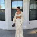 White Pink Floral Choker Neck Dress Women Elegant V-neck 3/4 Sleeves Peplum Ruffle Hem Long Dresses 2026 Lady Daily Vestidos New