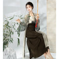 Olivegirl Original Song Dynasty Hanfu Dress Women's Clothes Chinese Spring Summer Autumn Styles Cosplay