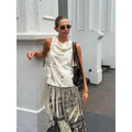 Beige Embroidered Long Tunic Top V Neck Long Sleeve Lace Fringe Hem Boho Blouse 2026 Summer Beach Vacation Cover‑up Streetwear