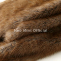 Iconic Girls Chic Street Fashion Brown Gradient Fur Coat Women Winter 2026 Vintage Faux Fox Fur Jacket Short Streetwear