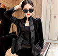 Olive Girl Dramatic Jacquard Set for Ren Faire 2026 Garden Wedding Fairycore Photoshoot Everyday Wear Jacquard S-XXL XS-3XL Plus Size Dramatic Silhouette Romantic Garden Party Editorial Not Costume Jacquard Set Chinese Set Chinese Heritage Fashion Women