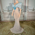 Top Selling Products 2025 Summer Female Elegant Evening Casual Dresses With Crystal Luxury Shiny Sexy Club Dresses