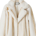 Winter High Quality Long Faux Mink Fur Coat Women High Street Furry Fur Jacket Luxury Brand Outerwear Overcoat