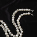 Elegant Solid Ribbon Women Halter Dress Off Shoulder Pearl Chain Backless Slim Female Maxi Dresses Wedding Gowns Chic Lady Robe