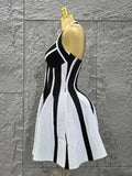 Women Sexy Halter Backless Bandage A-Line Mini Dress Everyday Wear Celebrate Vacation Evening Party Dress