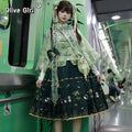 Olive Girl Green Embroidered Ma Mian Skirt for Ren Faire 2026 Fairycore Photoshoot Everyday Wear XS-XL XS-3XL Plus Size Hand Embroidered Dramatic Silhouette Romantic Cottagecore Editorial Not Costume Chinese Heritage Fashion Women