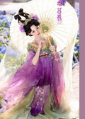 Olive Girl Multicolor Embroidered Hanfu Dress for Ren Faire 2026 Garden Wedding Fairycore Photoshoot Everyday Wear S-L XS-3XL Plus Size Chinese Heritage Fashion Women