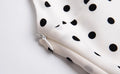 Polka Dot Hanging Neck Long Dress Women Elegant Strapless Sexy Lace-up Sleeveless Backless Fashion Club Party Dresses