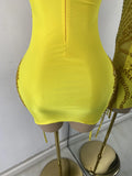 Luxury Rhinestones Mesh Short Dress Women Sexy Transparent Performance Stage Costume Black V Neck Nightclub Birthday Clothes