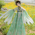 Olive Girl Blue Hanfu Dress 2026 S-XL XS-3XL Plus Size Hanfu Chinese Dress Traditional Chinese Clothing Chinese Heritage Fashion Women