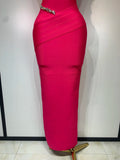 Women Sexy Sleeveless Luxury Rhinestone Maxi Long Bodycon Bandage Dressed Birthday Party Elegant Knitted Bodycon Clothing