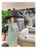 Olive Girl Romantic Qipao for Garden Wedding 2026 Fairycore Photoshoot Everyday Wear S-XL XS-3XL Plus Size Romantic Garden Party Editorial Not Costume Qipao Cheongsam Chinese Dress Chinese Heritage Fashion Women