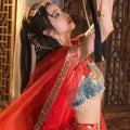 Olive Girl Red Embroidered Hanfu Dress for Ren Faire 2026 Fairycore Photoshoot S-L XS-3XL Plus Size Hand Embroidered Flowing Sleeve Ren Faire Dress Hanfu Chinese Dress Traditional Chinese Clothing Chinese Heritage Fashion Women