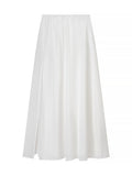 Solid Three Piece Set for Women Square Collar Sleeveless Top with Shawl Sheer Mesh Long Skirt Sexy Outfit Female