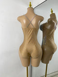 Luxury Women Sexy New Design Sparkly Rhinestones Spandex Bodysuit Party Nightclub Outfit Performance Costume Stage Wear