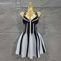 Women Sexy Halter Backless Bandage A-Line Mini Dress Everyday Wear Celebrate Vacation Evening Party Dress