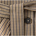 Vintage Plaid Belted Jackets Women Slim Full Sleeves Double-breasted Lapel Cropped Coats 2026 New Ladies Autumn Fashion Outwear