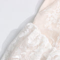 2026 New Elegant Design Sense Flare Sleeve Stand Collar Ruffle Lace Slim Long Dress Women's Wedding Banquet Festival Gown