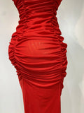 Women Sexy Sleeveless O-Neck Bodycon Mesh Long Dress Hollow Out Celebrate Fashion Show Celebrity Evening Party Club Dress