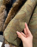 Original Women's Heavy-duty Embroidered Double-sided Short Coat, Long-sleeved Jacket, Women's Jacket